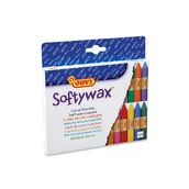 Kredki, ołówki, pastele i pisaki - Zestaw kredek świecowych Jovi 24 kolory 24 szt. - miniaturka - grafika 1