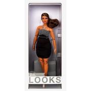 Lalki dla dziewczynek - Lalka Barbie Signature Looks Krągła brunetka HBX95 - miniaturka - grafika 1