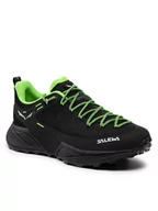 Buty trekkingowe męskie - Salewa Trekkingi Ms Dropline Leather 61393-0919 Czarny - miniaturka - grafika 1