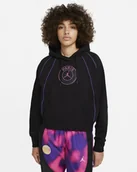 Bluzy damskie - Bluza damska Air Jordan Paris Saint-Germain PSG czarna - CZ7497-010-L - miniaturka - grafika 1