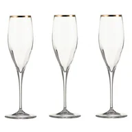 Kieliszki - Kieliszki Do Szampana 6 Sztuk Monalisa Gold Villa Italia - miniaturka - grafika 1