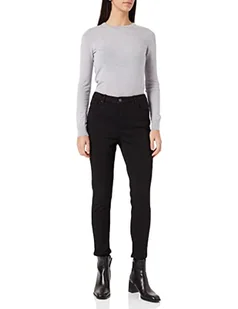 VERO MODA Damskie spodnie na czas wolny, czarny, M x 28L - Spodnie damskie - miniaturka - grafika 1