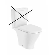 Miski WC - Roca A3420N8S00 GAP ROUND Miska WC do kompaktu Rimless 65,5 cm o/podw$274jny Supraglaze$275 - miniaturka - grafika 1