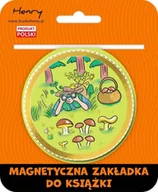 Zakładki do książek - Zakładka magnetyczna kulka 2 grzyby - Henry - miniaturka - grafika 1