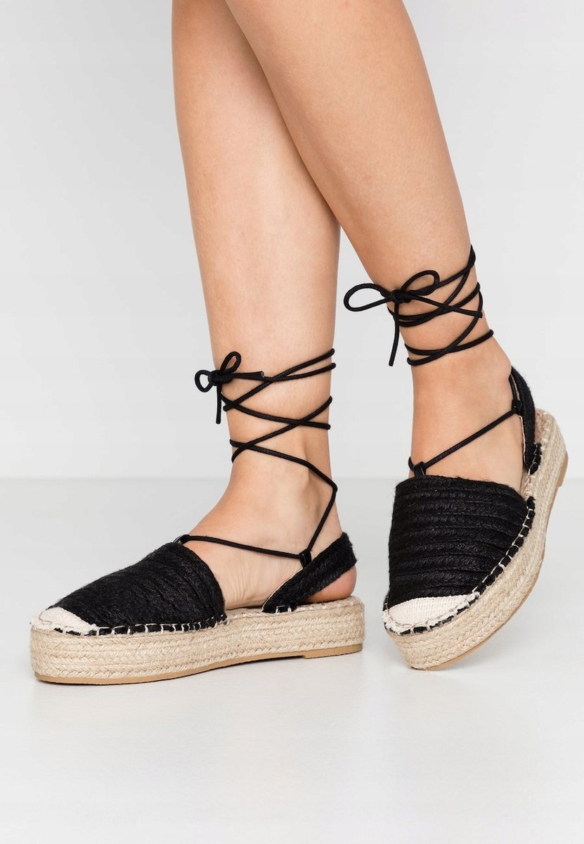 RAID ESPADRYLE NA KOTURNIE KLASYCZNE CZERŃ 39 ZAT