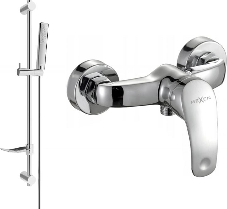 Mexen Fabia DF72 bateria prysznicowa z zestawem prysznicowym, chrom - 74654DF72-00
