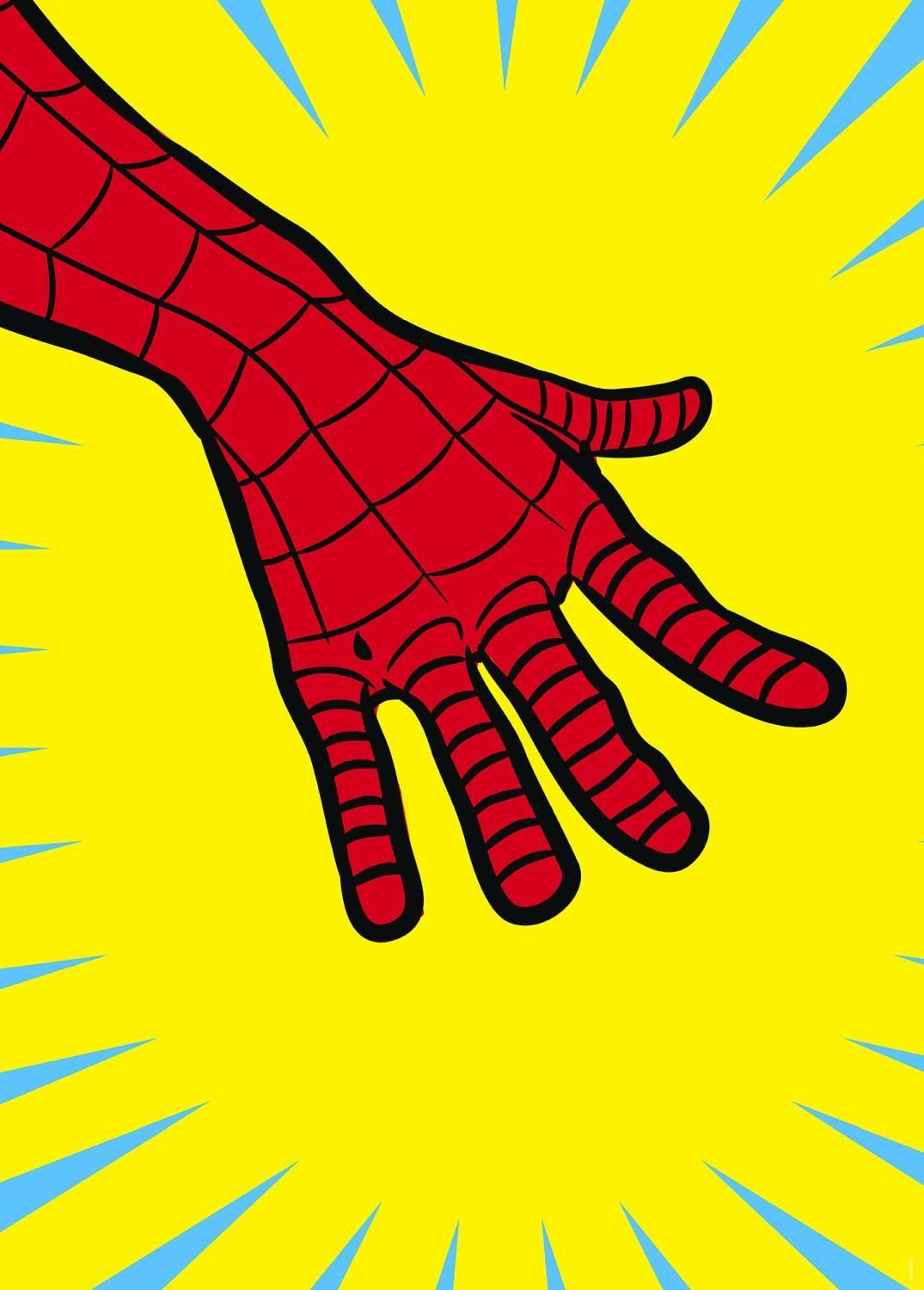 Komar plakat Spider Man żółtymIczerwonym - 612849 - 30 cm x 40 cm