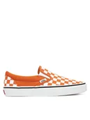 Trampki damskie - Vans Tenisówki Classic Slip-On VN000D6Y52K1 Pomarańczowy - miniaturka - grafika 1