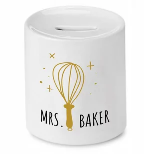 SKARBONKA DLA PIEKARZA MRS BAKER PREZENT z Nadrukiem ze Zdjęciem - Skarbonki SKARBONKA DLA PIEKARZA MRS BAKER PREZENT z Nadrukiem ze Zdjęciem - Skarbonki - miniaturka - grafika 1
