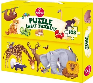 Adamigo Puzzle Świat zwierząt - Puzzle - miniaturka - grafika 1