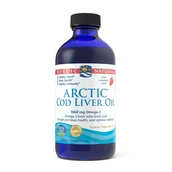 Witaminy i minerały - Nordic Naturals - Arctic Cod Liver, Tran z Dorsza, 1060mg, Truskawka, Płyn, 237 ml - miniaturka - grafika 1