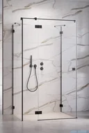 Kabiny prysznicowe - Radaway Essenza Pro Black Kdj+S kabina 90x90x90cm lewa czarny mat/szkło przejrzyste 10097390-54-01L/10098090-01-01/10098090-01-01 - miniaturka - grafika 1