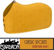 Derki dla konia - Eskadron Derka polarowa FLEECE STAMPED Classic Sports A/W 21 - - vintage gold - miniaturka - grafika 1