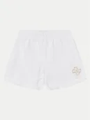 Spodenki damskie - Guess Szorty sportowe J5GD24 KA6R4 Biały Relaxed Fit - miniaturka - grafika 1