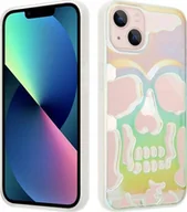 Etui i futerały do telefonów - OEM ETUI SKULL IPHONE 14 HOLO WHITE / BIAŁY - miniaturka - grafika 1