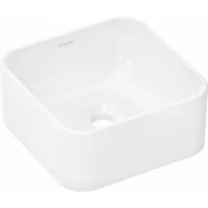 Umywalki - HANSGROHE 61074450 Xuniva Q Umywalka nablatowa 30x30 bez otworu na baterię, bez przelewu, SmartClean - miniaturka - grafika 1