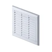 Kratki wentylacyjne - Osłona wentylacyjna 14x14 TUŻS Ø100 biała - miniaturka - grafika 1