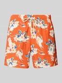 Kąpielówki męskie - Spodenki kąpielowe z wzorem na całej powierzchni - miniaturka - grafika 1