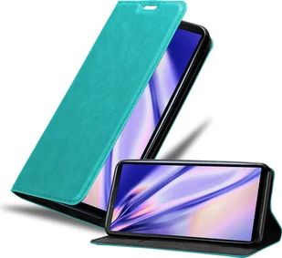 Cadorabo pokrowiec ochronny na Sony Xperia 10 III w kolorze turkusowym etui na telefon z magnetycznym zamknięciem - Etui i futerały do telefonów - miniaturka - grafika 1