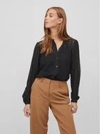 Koszule damskie - Vila Koszula Chikka 14082977 Czarny Regular Fit - miniaturka - grafika 1