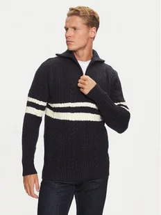Guess Sweter M4BR12 Z3HA2 Granatowy Regular Fit - Swetry męskie - miniaturka - grafika 1