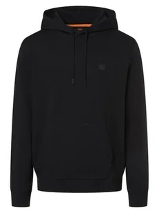 BOSS Orange Bluza męska z kapturem - Wetalk Mężczyźni Bawełna niebieski jednolity, S - Bluzy męskie - miniaturka - grafika 1