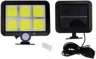 Lampy ogrodowe - Halogen Lampa Solarna 120 LED COB Czujnik Ruchu - miniaturka - grafika 1