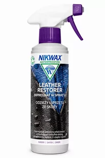 Impregnat do regeneracji odzieży i sprzętu ze skóry Nikwax Leather Restorer 300 ml atomizer - Akcesoria obuwnicze - miniaturka - grafika 1