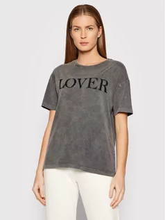 Koszulki i topy damskie - Vero Moda T-Shirt Forever Loose 10264948 Szary Regular Fit - grafika 1