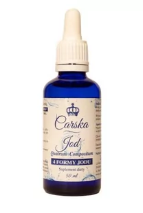 Carska, Jod Quatrum Compositum, 4 Aktywne Formy Jodu, 50ml - Witaminy i minerały Carska, Jod Quatrum Compositum, 4 Aktywne Formy Jodu, 50ml - Witaminy i minerały - miniaturka - grafika 1