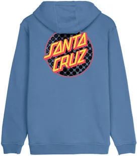 bluza męska SANTA CRUZ MEYER FREESTYLE DOT HOOD Dusty Blue - Bluzy męskie - miniaturka - grafika 1