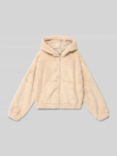 Kurtka o luźnym kroju z imitacji futerka - Kurtki i płaszcze dla dziewczynek - miniaturka - grafika 1