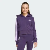 Bluzy dla dziewczynek - Bluza z kapturem Essentials Full-Zip Kids - Adidas - miniaturka - grafika 1