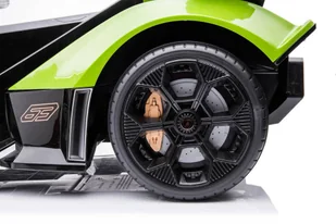 Samochód Na Akumulator Lamborghini GT  HL528 Zielony - Pojazdy elektryczne dla dzieci - miniaturka - grafika 9