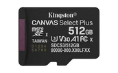 Karty pamięci - Kingston Technology Canvas Select Plus Gen3 512 GB MicroSDXC UHS-I Klasa 10 SDCS3/512GBSP - miniaturka - grafika 1