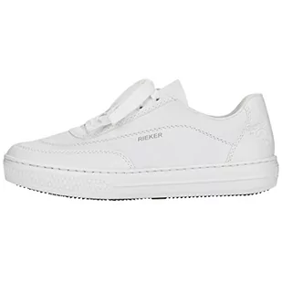 Rieker Damskie sneakersy L5910, biały, 39 EU - Sneakersy damskie - miniaturka - grafika 1