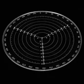 Kompasy - Wskaźnik środka, kompas środka, narzędzie do obróbki drewna, kompas do obróbki drewna, kompas akrylowy - miniaturka - grafika 1