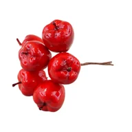 Ozdoby bożonarodzeniowe - Jabłuszka na druciku 13 cm - miniaturka - grafika 1