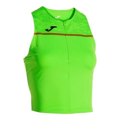 Joma Damski top do biegania, półzamek błyskawiczny, XXS do XL, oddychający, z tyłu pływaka, rekord III