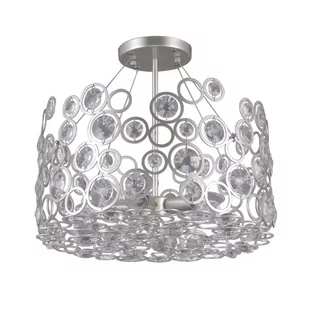 Italux Nardo PNPL-33064-5-CH.S Lampa wisząca zwis oprawa 5x40W E14 srebrny szampański - Lampy sufitowe - miniaturka - grafika 1