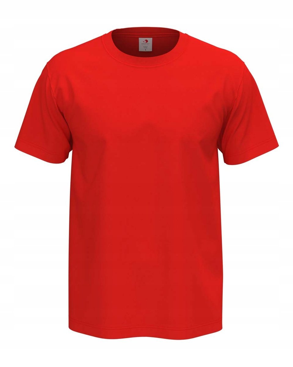 Koszulka męska T-shirt męski Stedman Comfort-T Scarlet Red DUŻY ROZMIAR 5XL