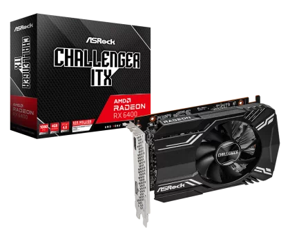 ASRock Karta graficzna RX 6400 Challenger ITX 4G RX6400 CLI 4G