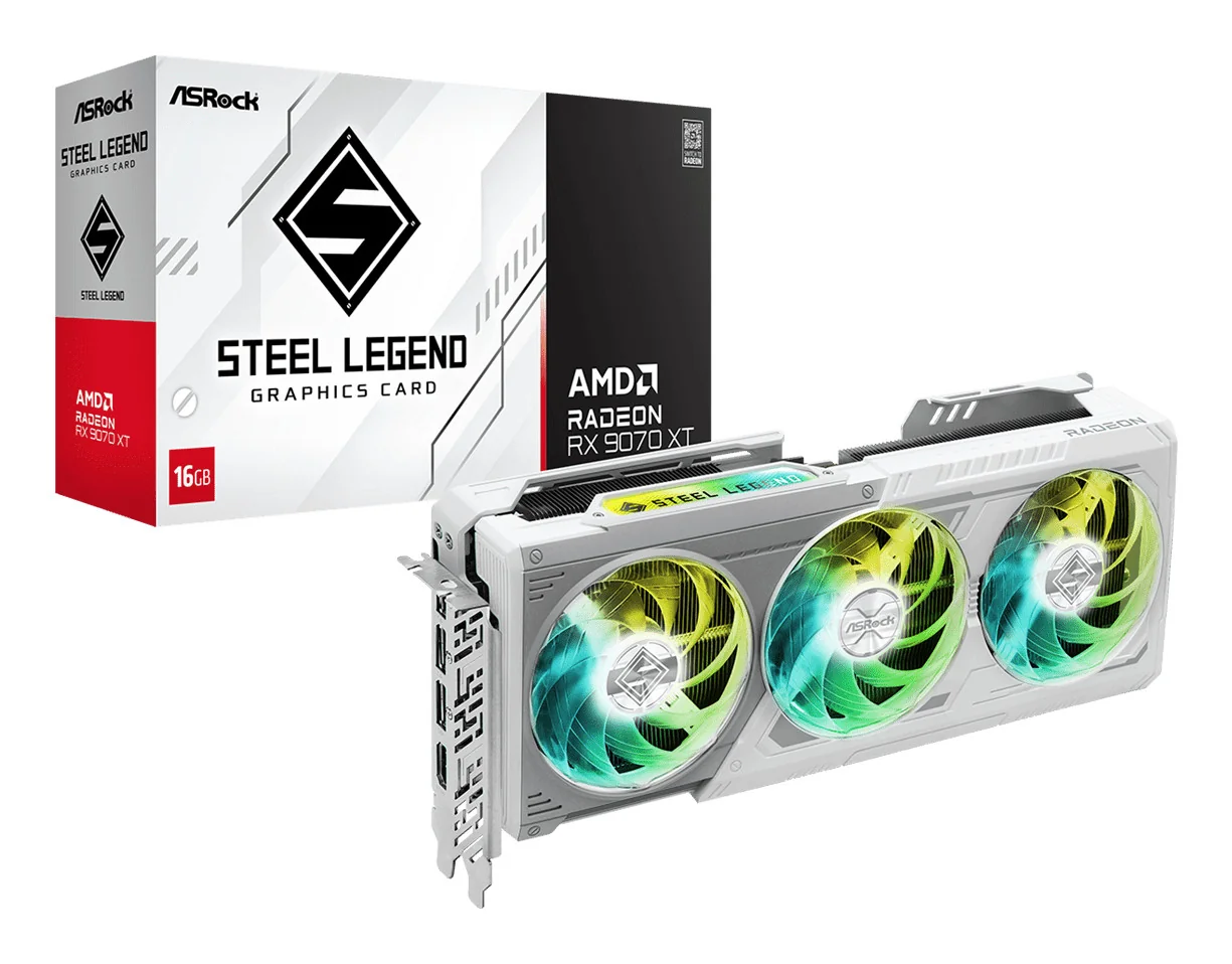 ASRock Radeon RX 9070 XT Steel Legend 16GB (90-GA5DZZ-00UANF) - Ceny i ...