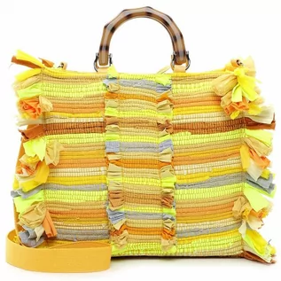 Torebki damskie - Tamaris Lotta Shopper Bag 32 cm yellow - grafika 1