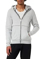 Bluzy męskie - DreiMaster Maritim Bluza męska 35622128, szary melanż, XXL - miniaturka - grafika 1