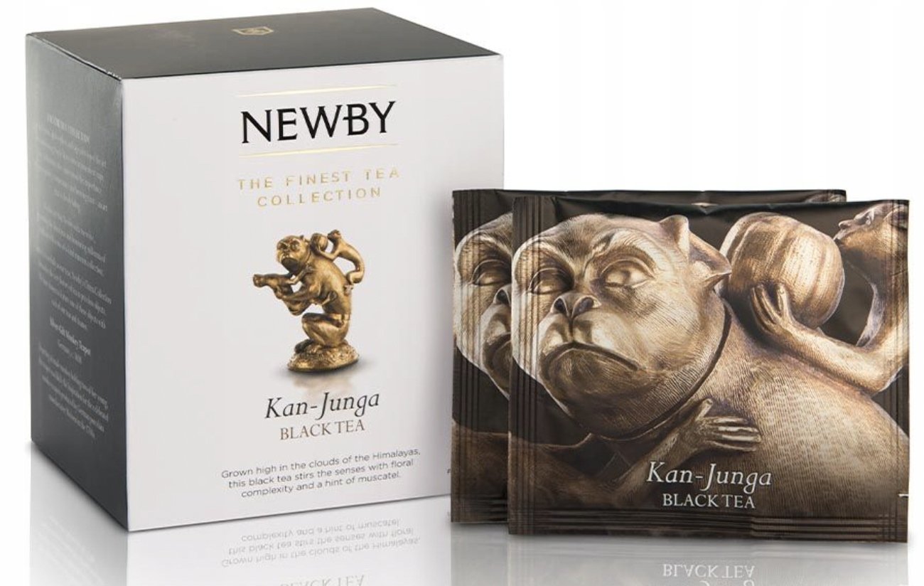 Herbata czarna Newby Kan Junga piramidki premium