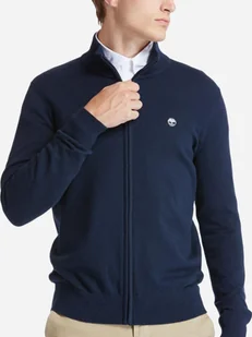 Bluza męska rozpinana streetwear Timberland TB0A2BMZ S Niebieska (194116663751). Bluzy męskie streetwear - Bluzy męskie - miniaturka - grafika 1