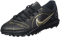 Sneakersy damskie - NIKE Jr Vapor 14 Academy Tf sneakersy, czarny metaliczny złoty metaliczny srebrny, 4 UK - miniaturka - grafika 1