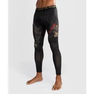 Kimona, stroje i obuwie - Venum Legginsy Kompresyjne Santa Muerte 5.0 Black/Gold - miniaturka - grafika 1