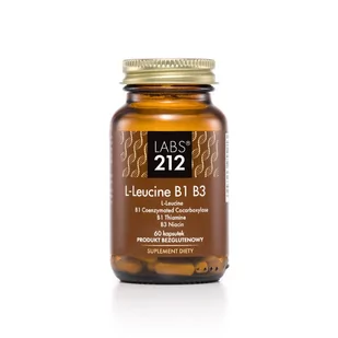 Labs212 L-Leucine B1 B3 (60 kaps.) - Suplementy naturalne - miniaturka - grafika 1